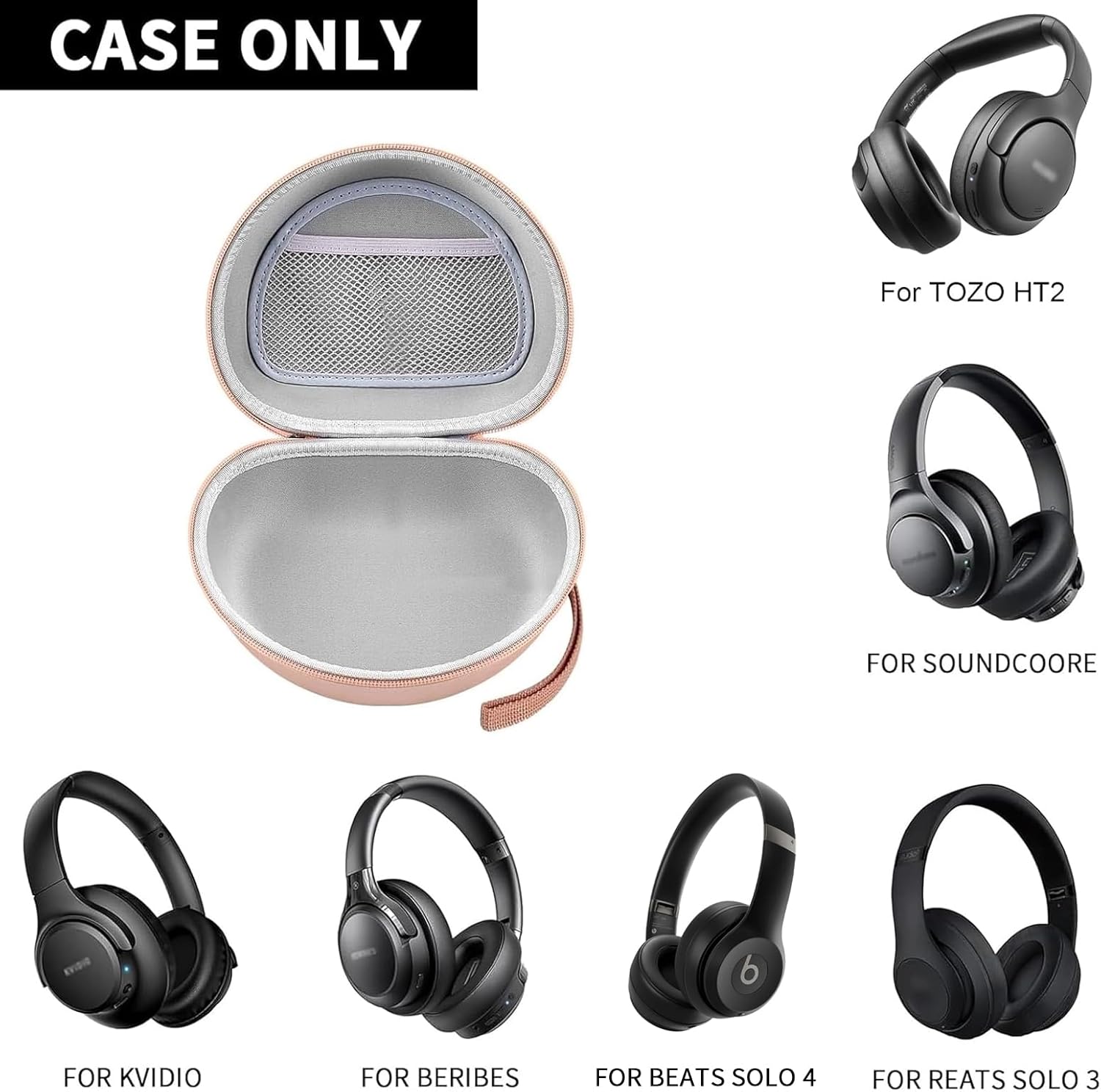 （Case only) Headphone Case for - Beats Headphone Solo 4 评论和价格