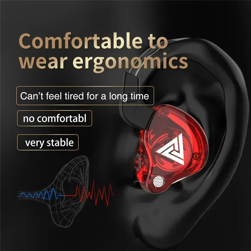 NEW QKZ AK6 Copper Driver HiFi - Wired Earphone Mic 评论和价格